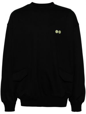 Bluza bawełniana z nadrukiem Songzio czarna