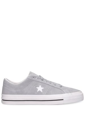 Sneakerși cu stele Converse One Star gri
