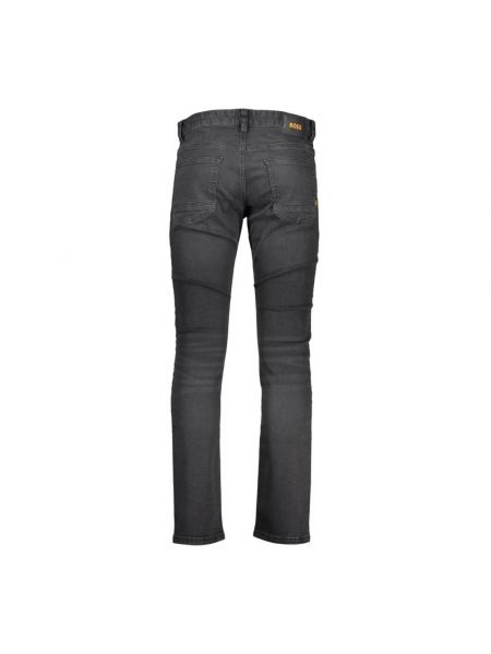 Slim fit skinny jeans Hugo Boss schwarz
