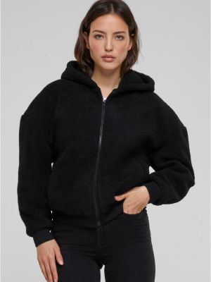 Oversize džemperis ar rāvējslēdzēju Uc Ladies melns