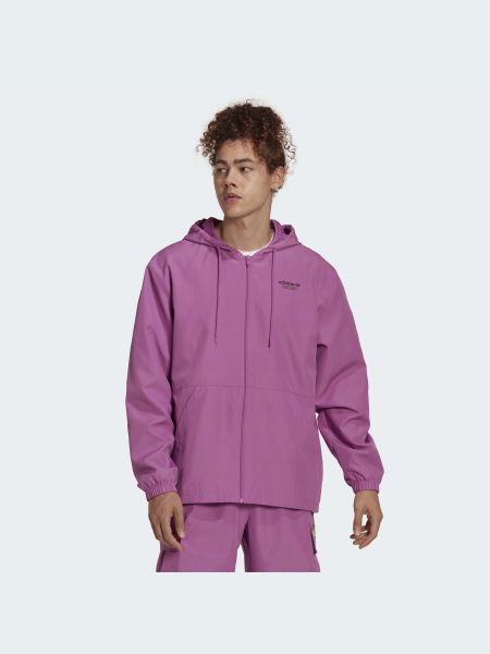 Ветровка Adidas фиолетовая