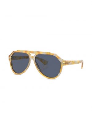 Sonnenbrille mit print Dolce & Gabbana Eyewear gelb