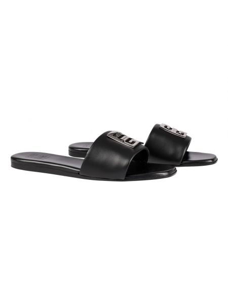 Sandalias de cuero Givenchy negro