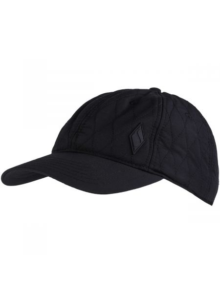 Pikowana czapka z daszkiem Skechers czarna