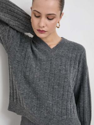 Vlněný svetr Beatrice B šedý