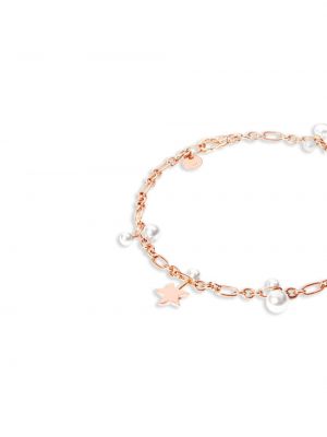 Bracelet avec perles en or rose Dodo rose