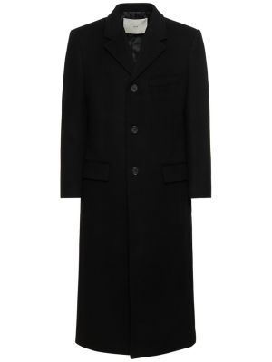 Kašmírový kabát na gombíky Dunst čierna