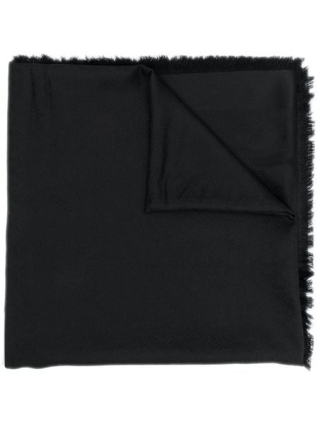 Pañuelo de tejido jacquard Saint Laurent negro