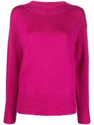 Volneni pulover iz merina Drumohr roza