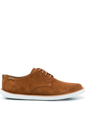 Zomšinės oksfordo batai Camper ruda
