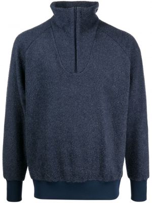 Fleecový sveter Beams Plus modrá