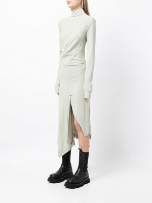 Asymetrické slim fit šaty Off-white
