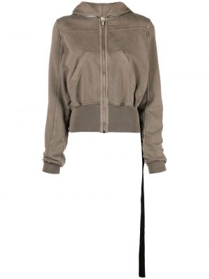 Zip hettegenser Rick Owens Drkshdw brun