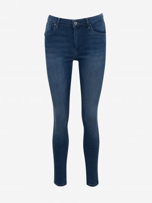 Skinny fit džinsai Pepe Jeans mėlyna