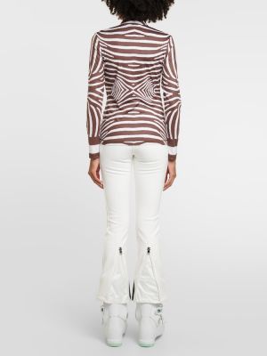 Pullover mit print mit zebra-muster Bogner braun