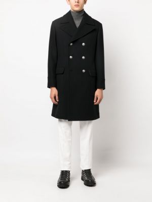 Manteau en laine Brunello Cucinelli noir