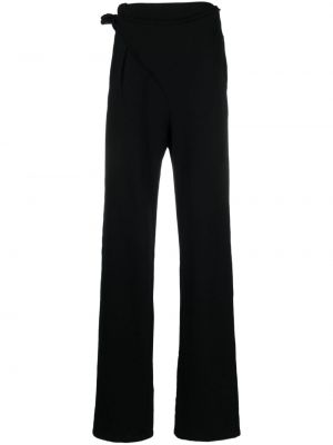 Pantaloni sport din bumbac Ottolinger negru