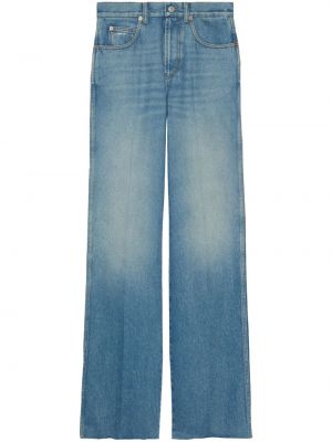 Voľné džínsy Gucci modrá