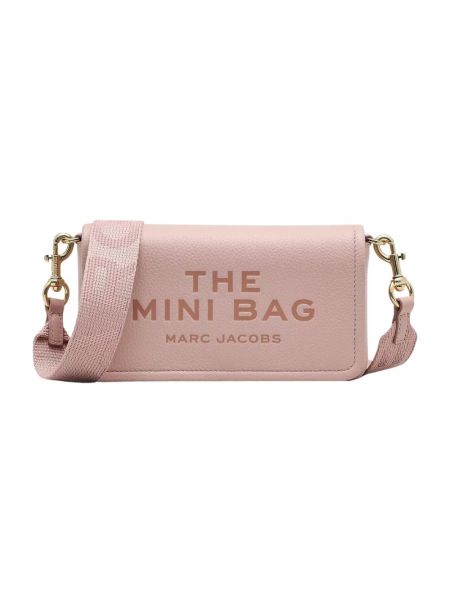 Leder schultertasche mit taschen Marc Jacobs pink