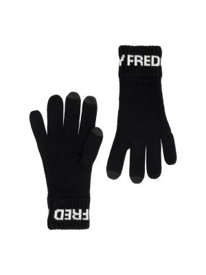 Rękawiczki Fred Perry czarne