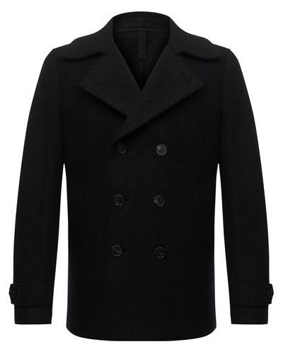 Шерстяное пальто Harris Wharf London черное