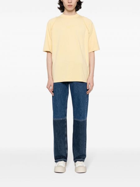 T-shirt en coton Jacquemus jaune