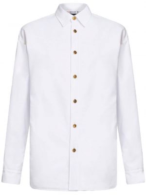 Βαμβακερό πουκάμισο Etro λευκό