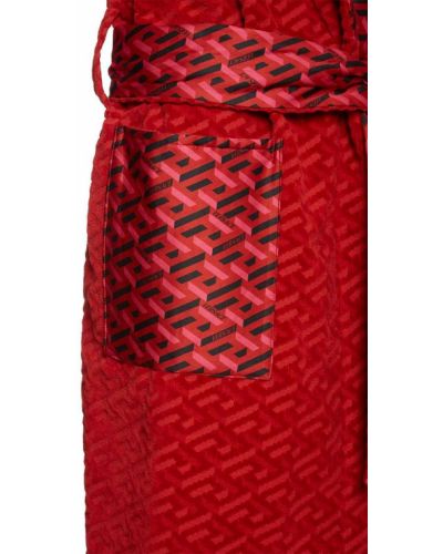 Szlafrok Versace czerwony
