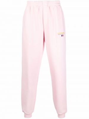 Спортни панталони бродирани Vetements розово