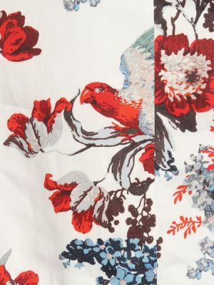 Spódnica midi bawełniana w kwiatki Erdem