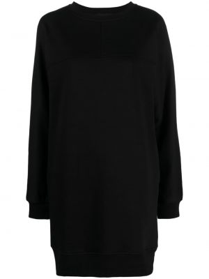 Mini obleka z okroglim izrezom Karl Lagerfeld črna