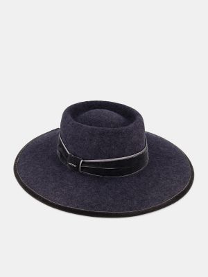 Sombrero de lana de terciopelo‏‏‎ Latouche gris