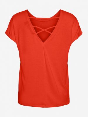 Koszulka Vero Moda pomarańczowa