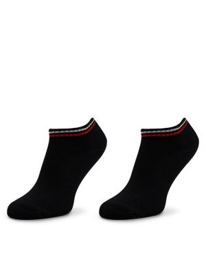 Чорапи за жартиери Tommy Hilfiger черно