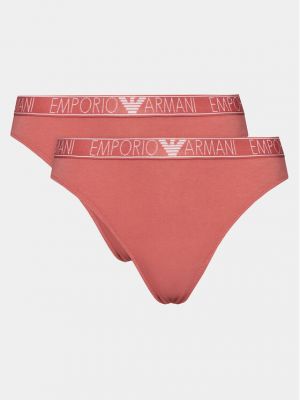 Бразилски бикини Emporio Armani Underwear розово