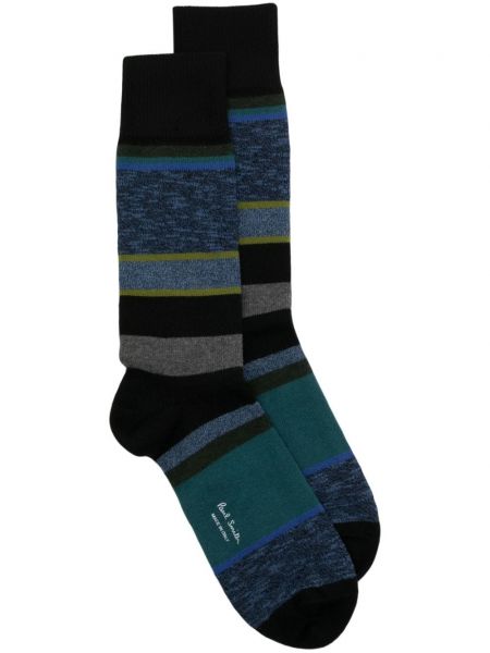 Памучни чорапи на райета Paul Smith