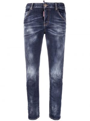 Skinny fit traperice Dsquared2 plava