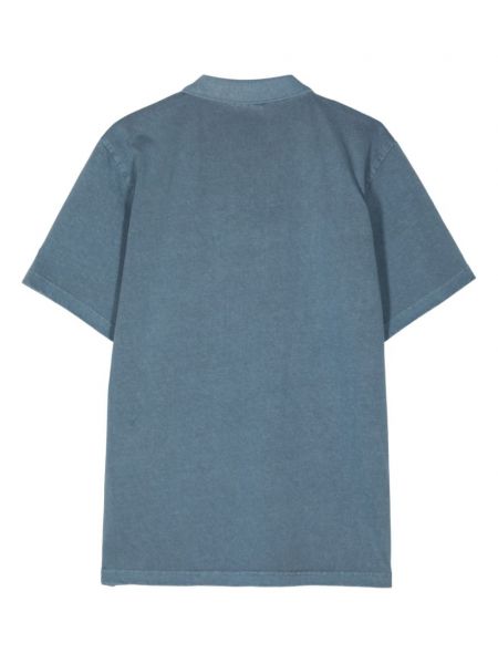 Medvilninis polo marškinėliai Ps Paul Smith mėlyna