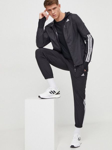 Longsleeve z nadrukiem Adidas Performance czarna