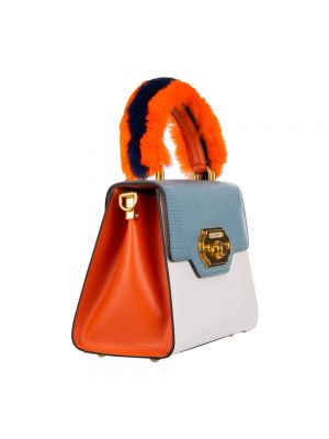 Bolsa de cuero con estampado de cuero sintético Dolce & Gabbana