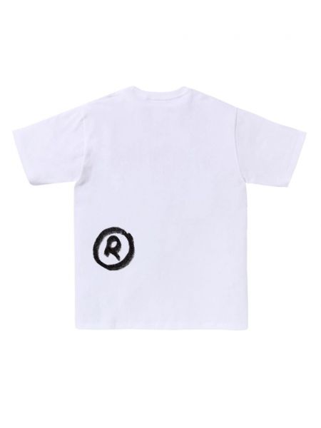T-shirt en coton à imprimé A Bathing Ape® blanc