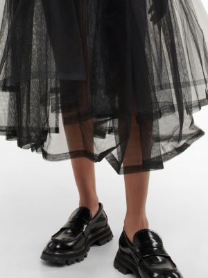 Tylové sukně z nylonu Noir Kei Ninomiya černé