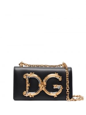 Kožená kabelka Dolce & Gabbana