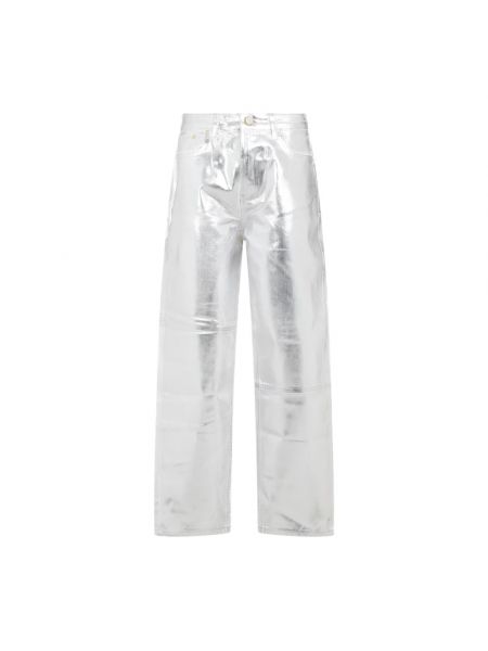 Straight jeans ausgestellt Ganni silber