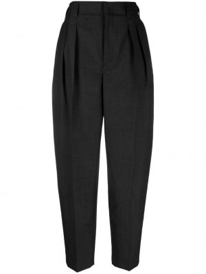 Plisované kalhoty Lemaire šedé