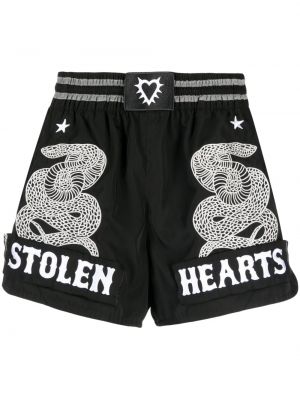 Shorts mit schlangenmuster Stolen Girlfriends Club schwarz