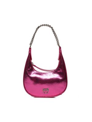 Listová kabelka Pinko ružová