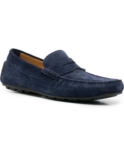 Loafers wsuwane Corneliani niebieskie