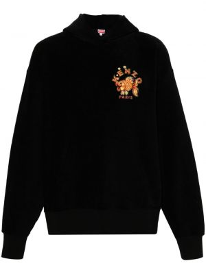 Siuvinėtas džemperis su gobtuvu Kenzo juoda