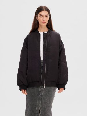 Giacca bomber Selected Femme nero
